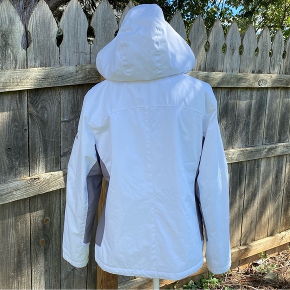 ZeroXposur Women Winter Hooded Jacket White Gray Size Large - Picture 7 of 14
